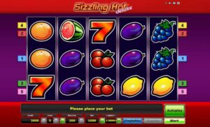sizzling hot deluxe slot