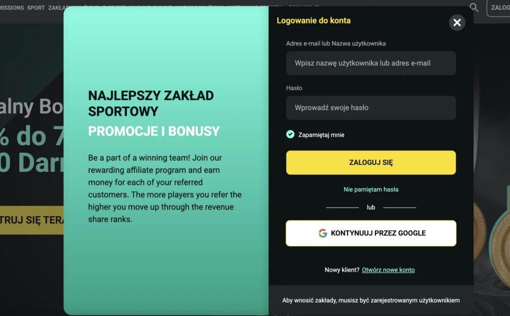 1BetCasino Registration