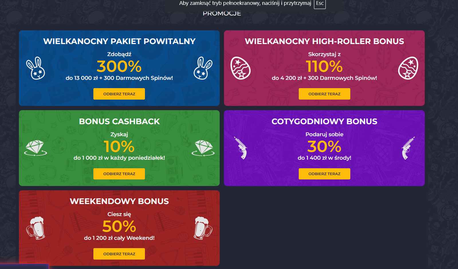 rolling slot promocje