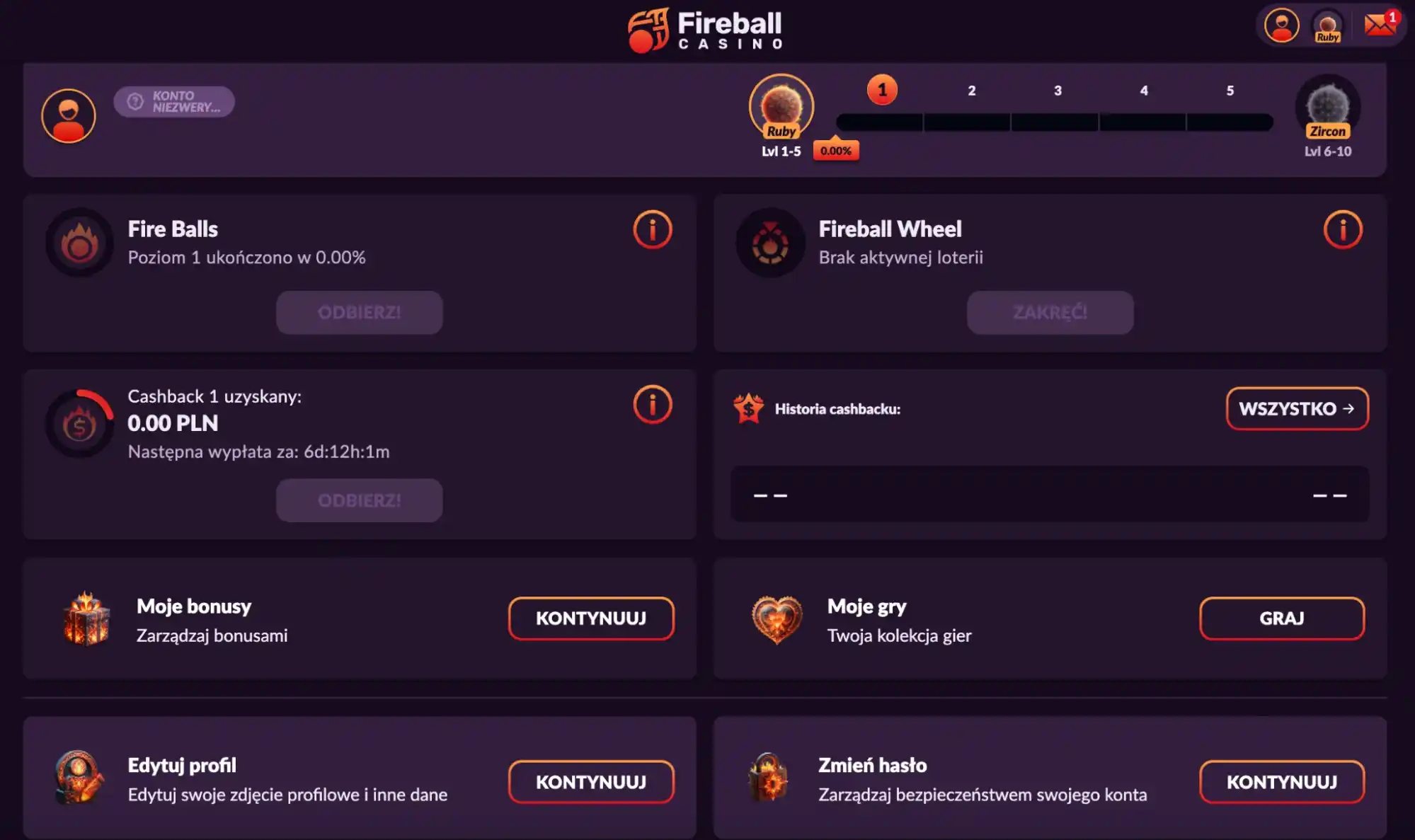 fireball profil graacza