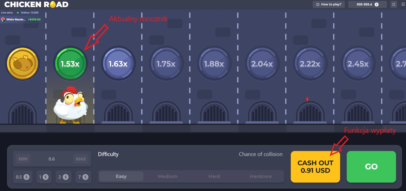 chicken road mechanika gry