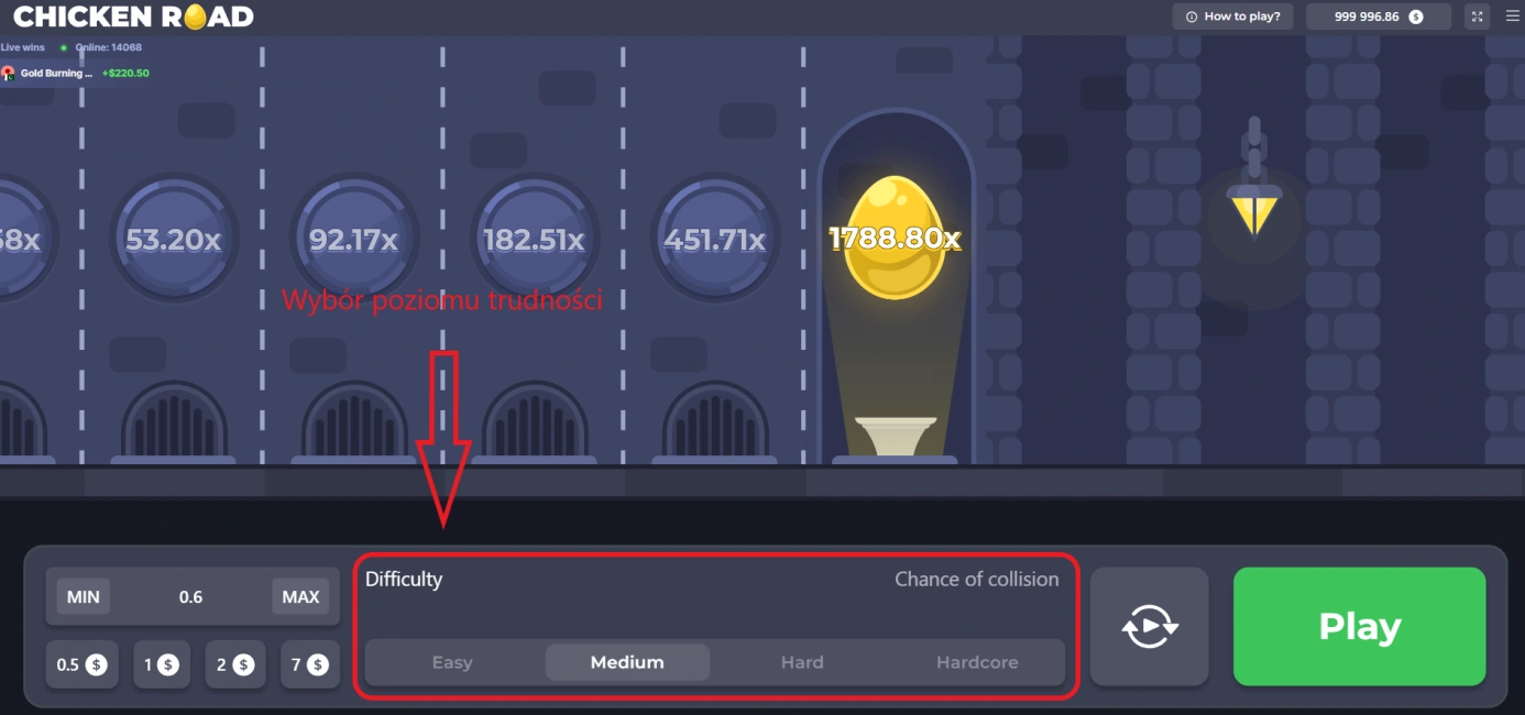chicken road poziomy trudnosci