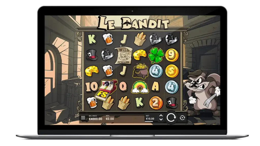 le bandit na laptopie