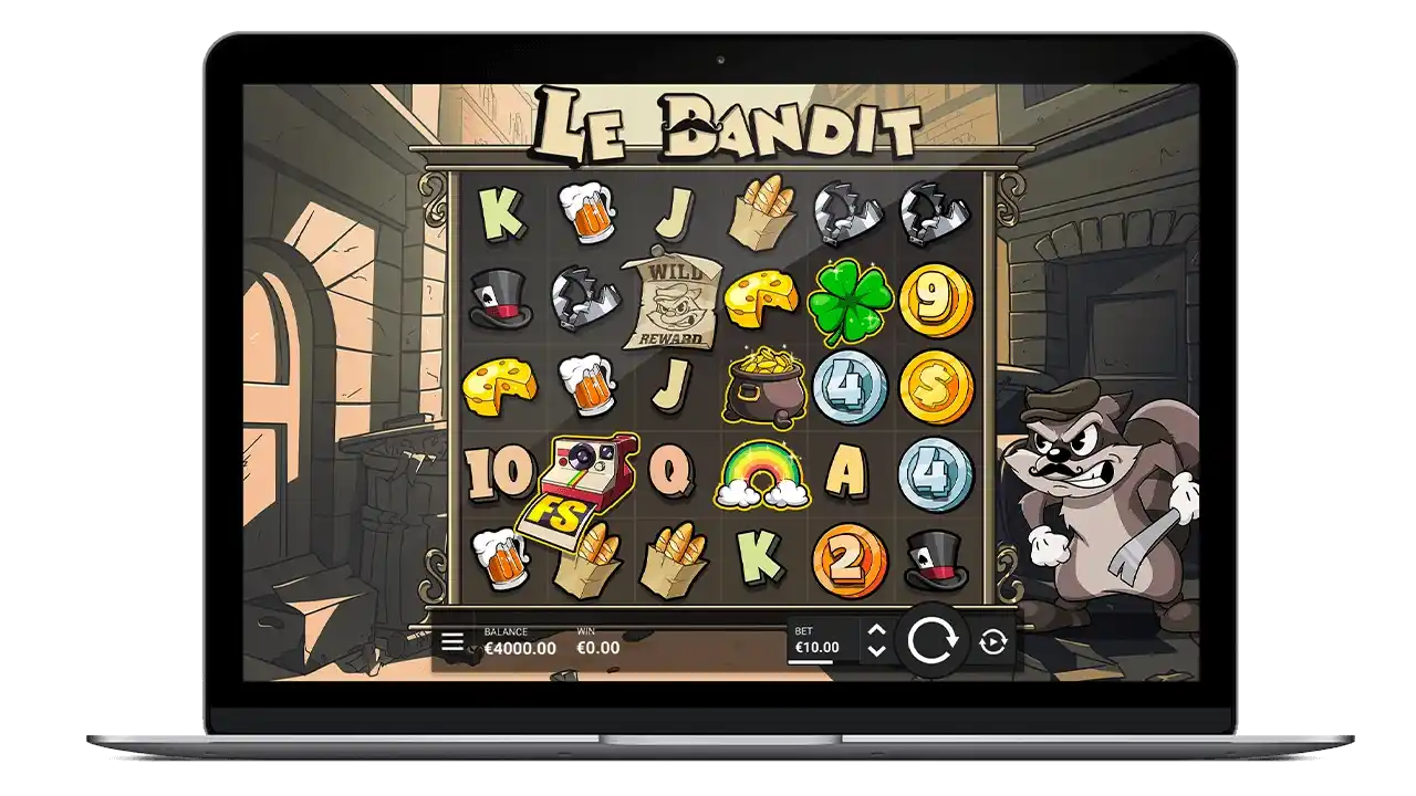 le bandit na laptopie