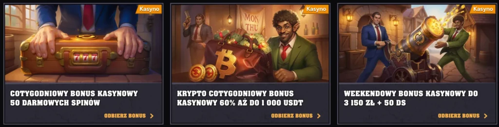 winito casin bonus weekendowy