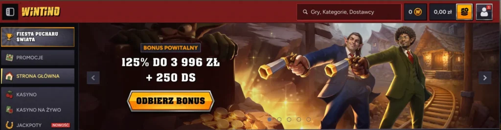 winito casino homepage