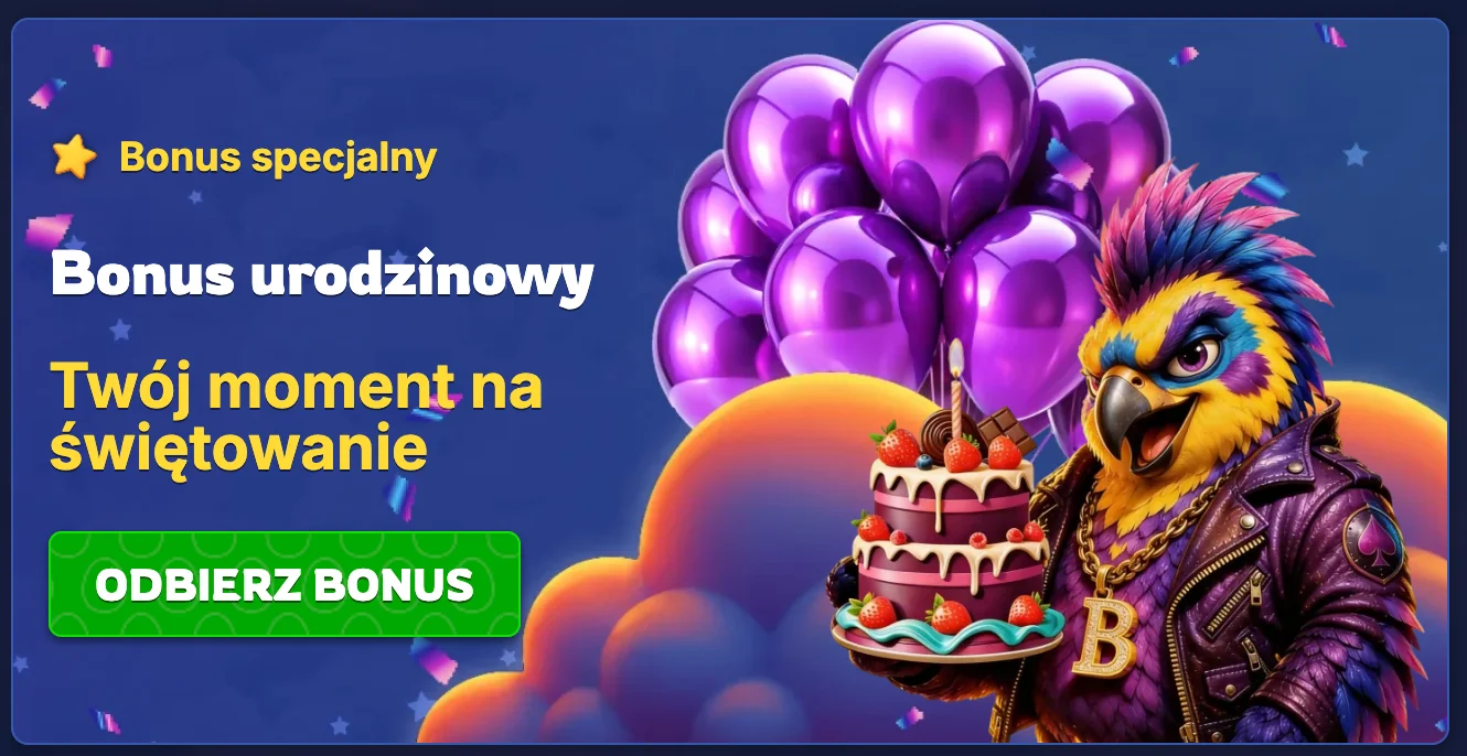 birdspin bonus urodzinow