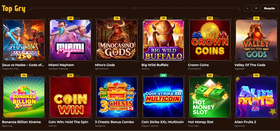 minocasino gry